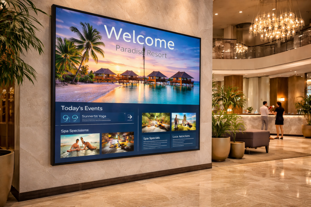 Το μέλλον του Digital Signage στη φιλοξενία